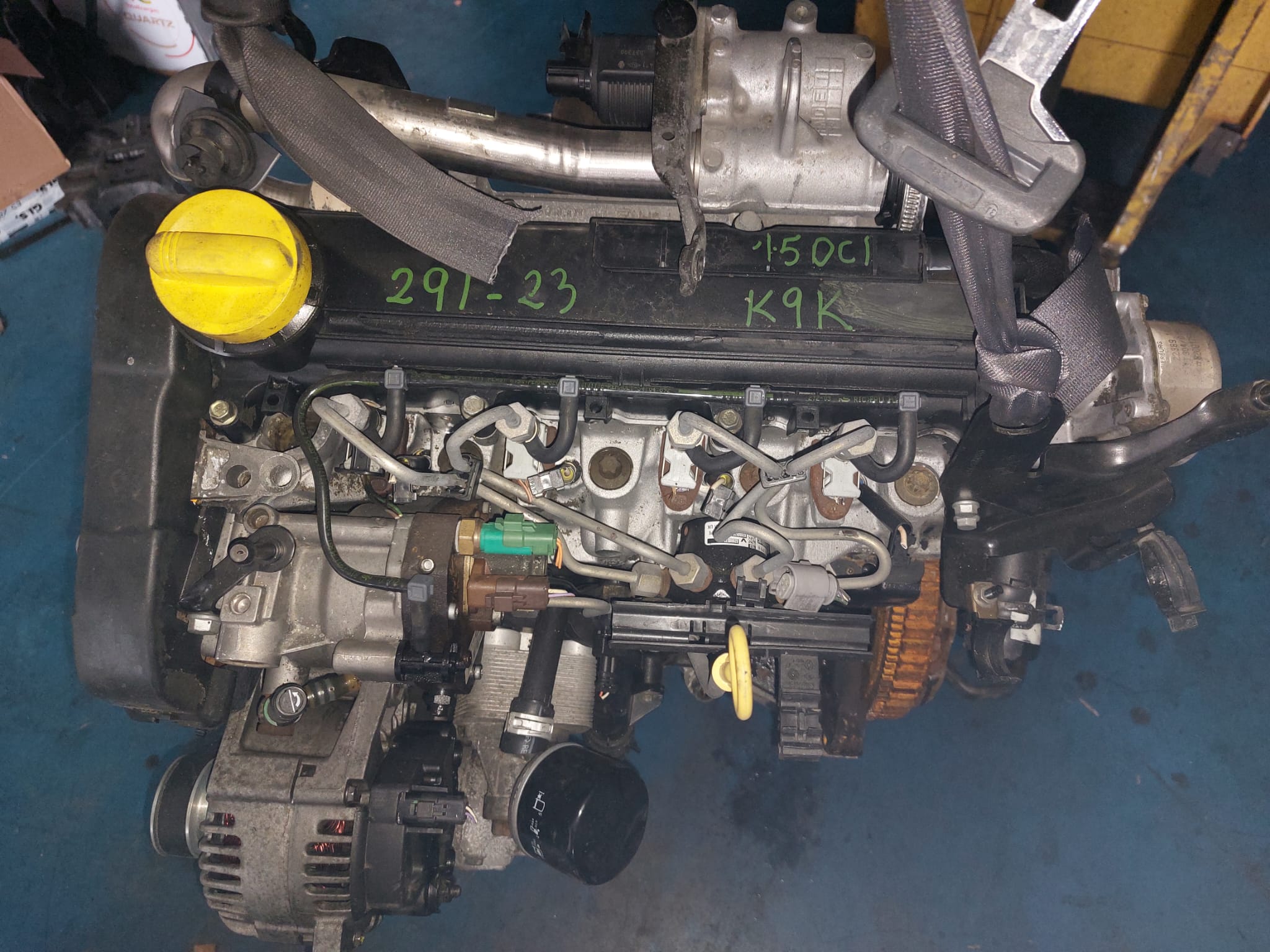K9kf728 motor 1500 DCI Renault scenic II