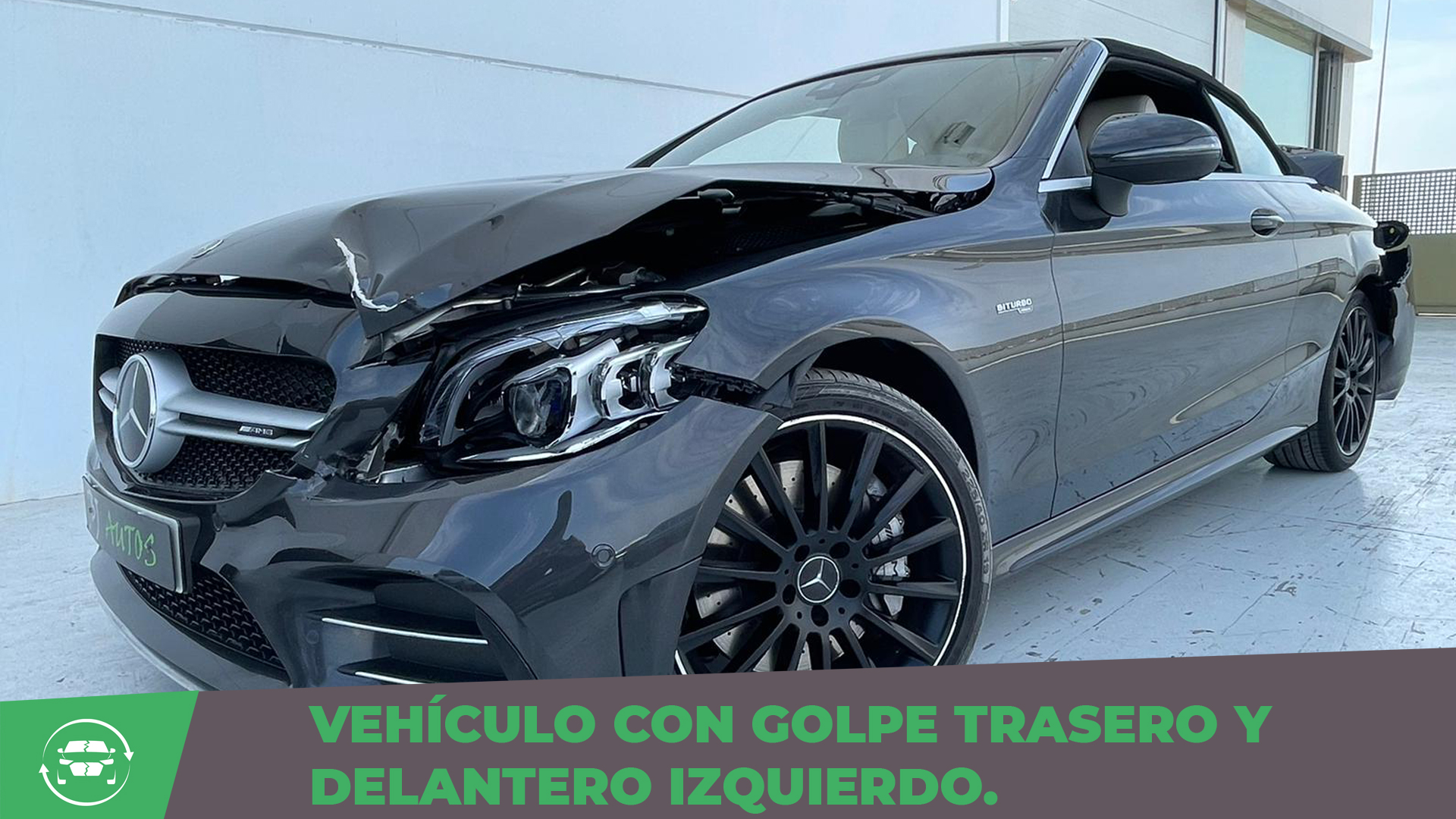 C43 AMG NAV 4M 3.0 390cv. -Accidentado- 48.000€